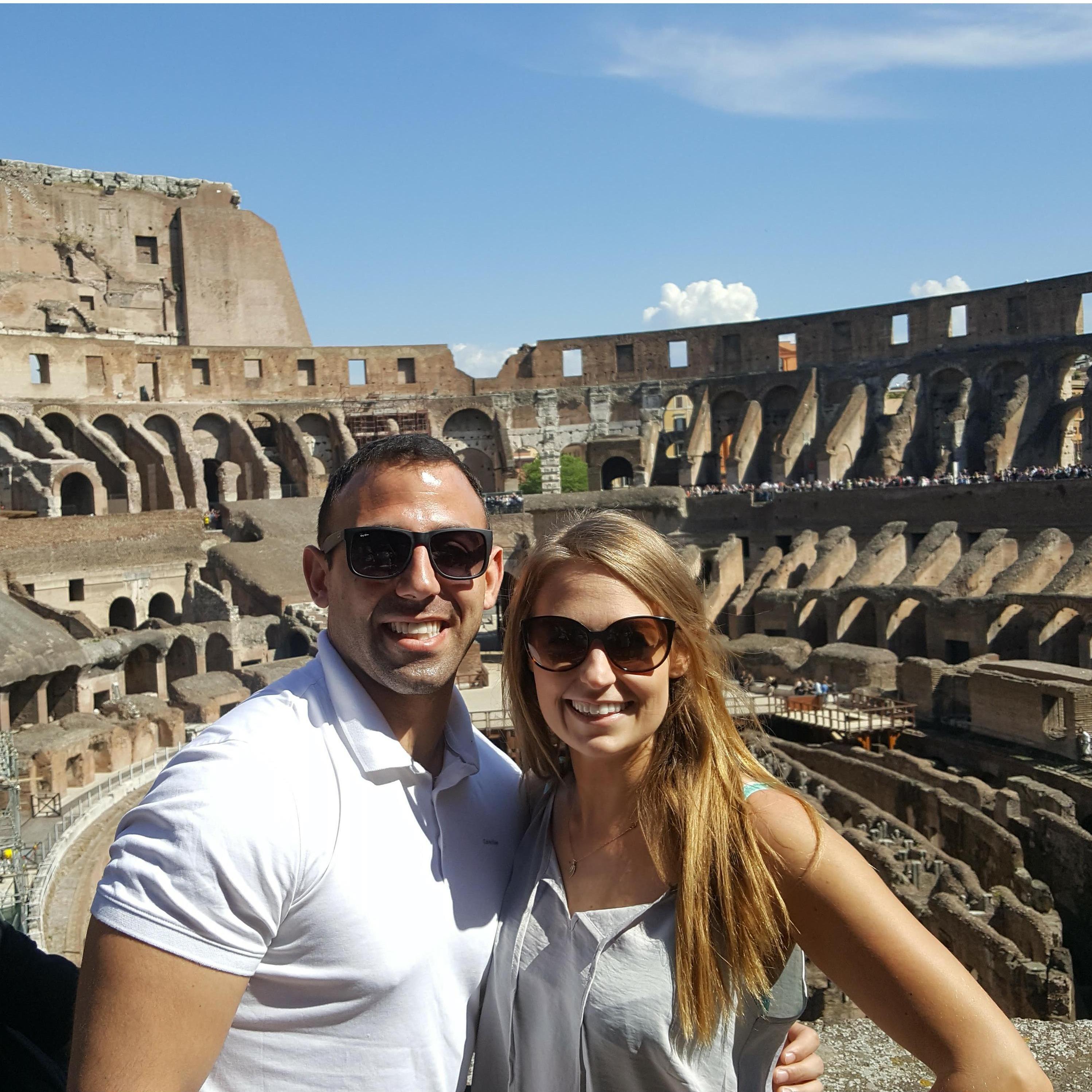 Wow, the Colosseum in Rome, Italy!