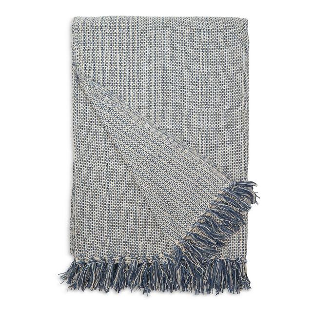 POM POM AT HOME Julian Handwoven Cotton Oversized Throw Blanket