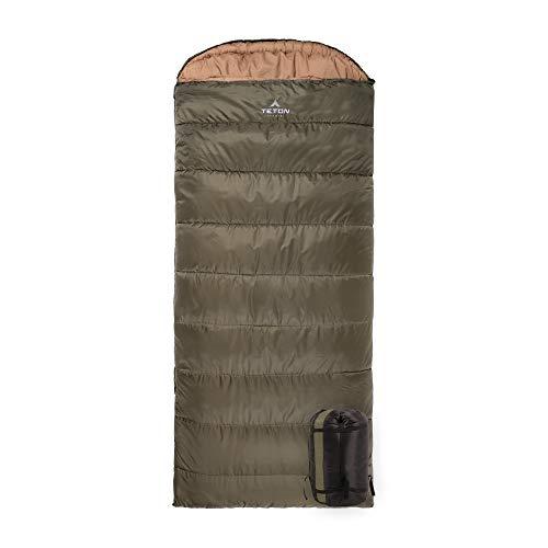 TETON Sports Celsius Regular Sleeping Bag; Great for Family Camping; Free Compression Sack