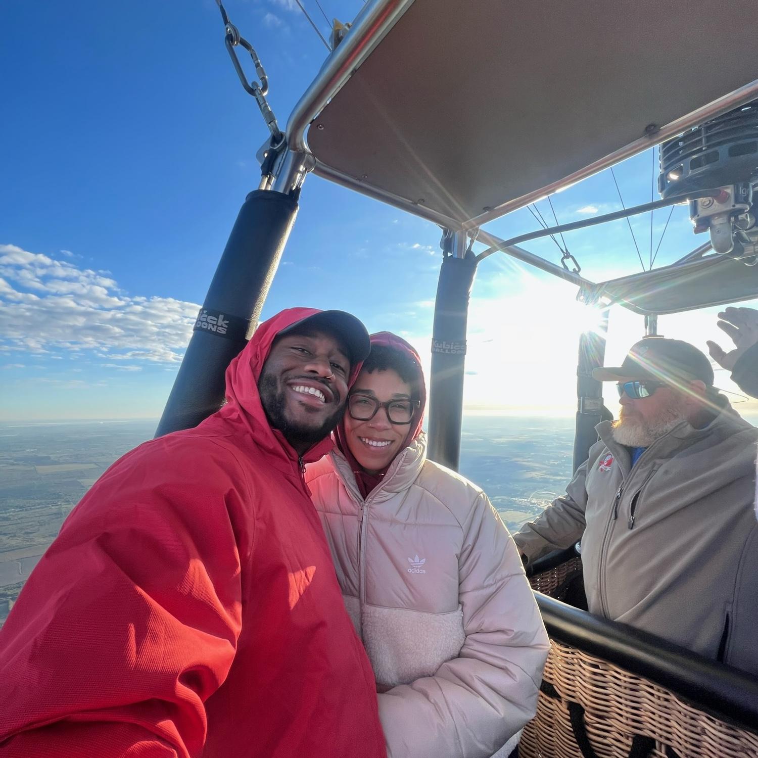 Hot Air Balloon in Texas!