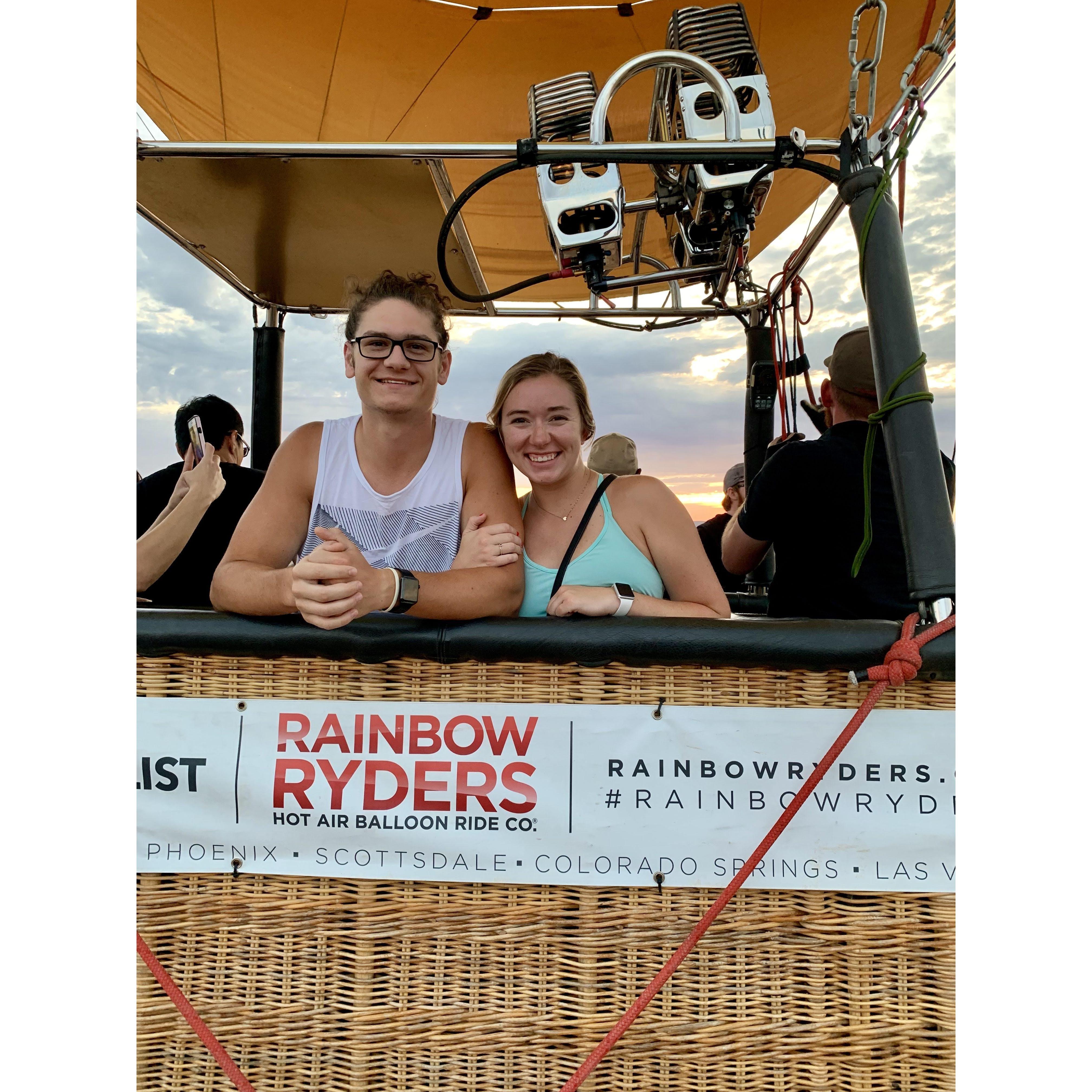 Hot air balloon ride- Phoenix, Arizona