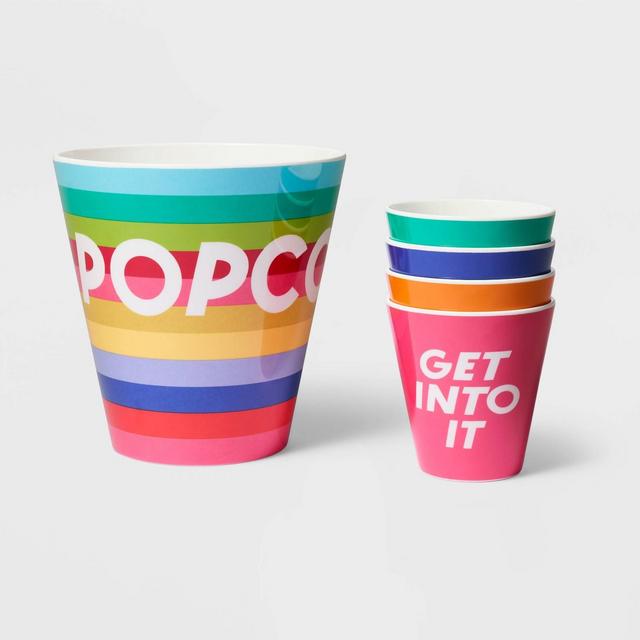 5pc Melamine Popcorn Bowl Set - Tabitha Brown for Target