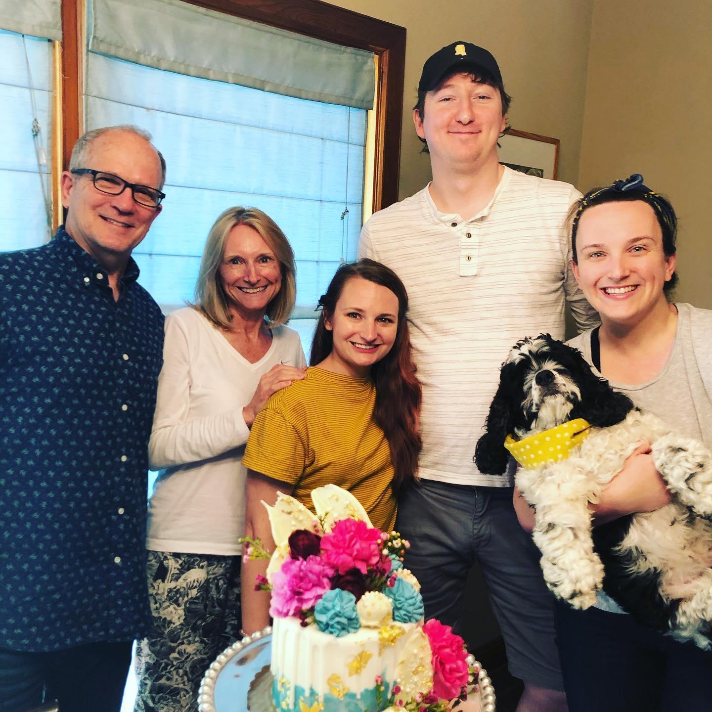 Celebrating Hannah's birthday with family - Jackson, MS 2020