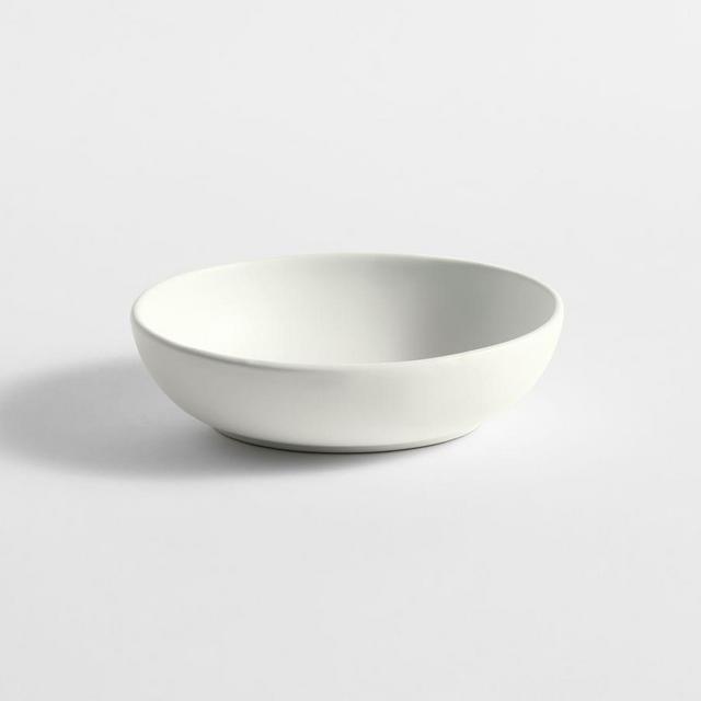 Mason Stoneware Oval Serving Bowl, Small (6.5" W x 8.25" L) - True White