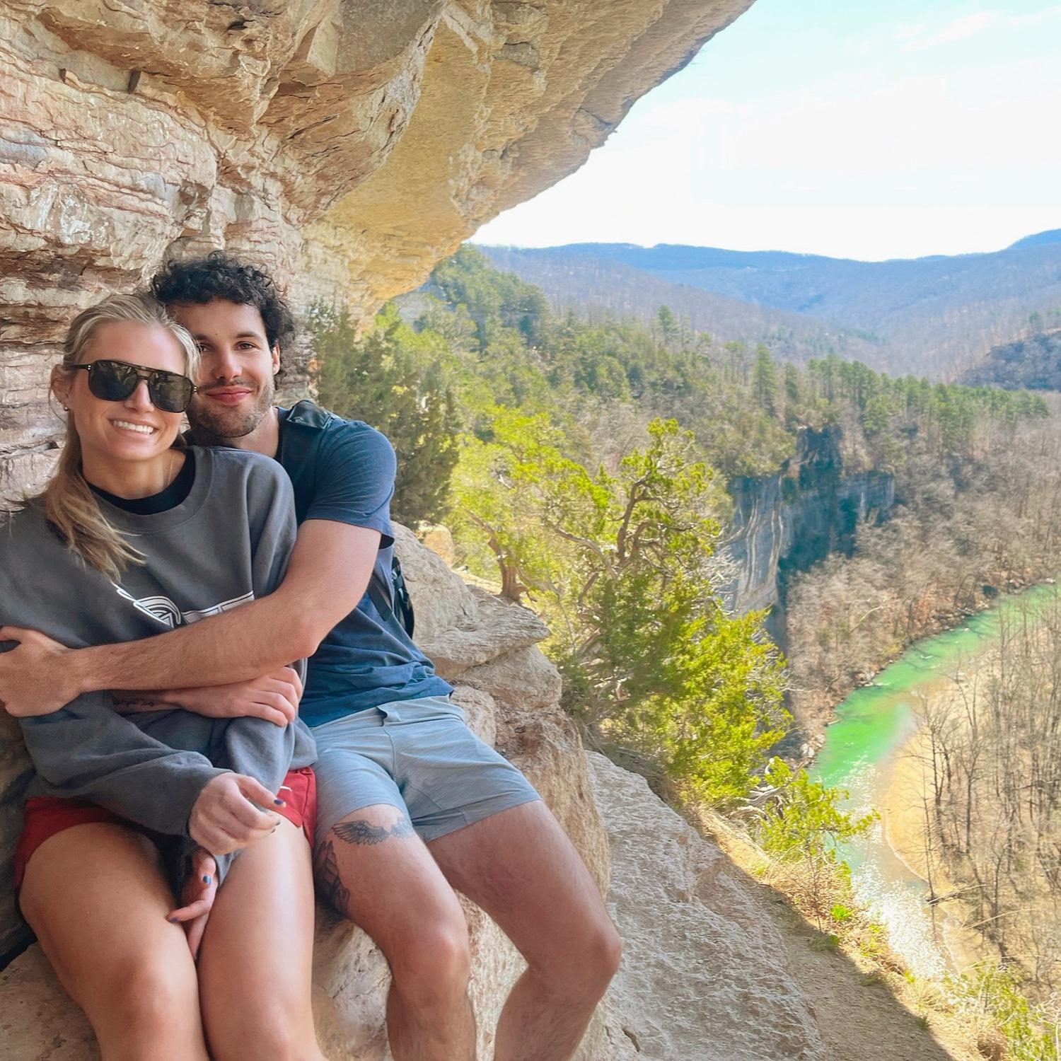 3/11/2025- Photo from spring break in Arkansas on a hike at Devils Den.