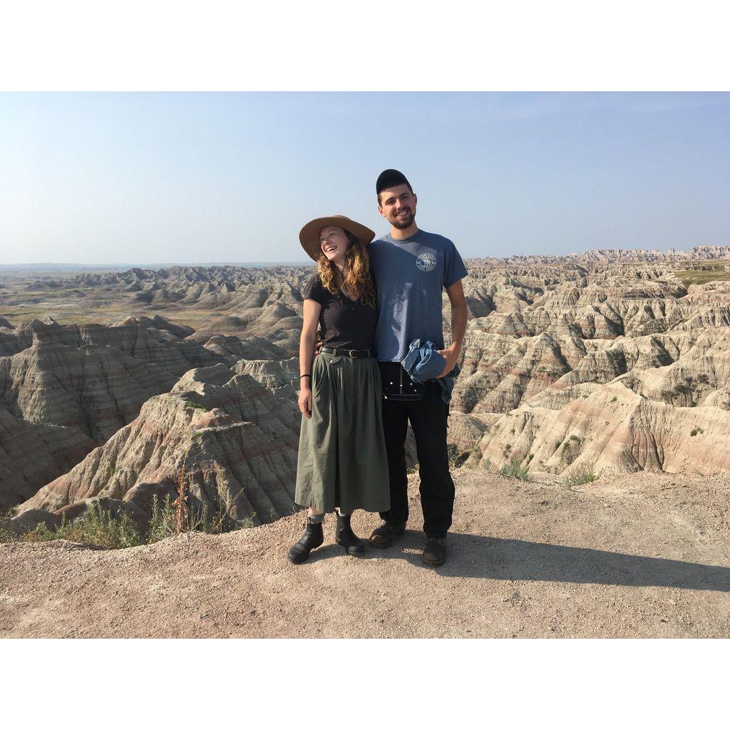On our first cross-country road trip (2018)