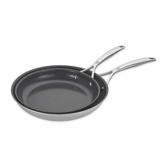 Zwilling® J.A. Henckels Energy Plus Nonstick Stainless Steel 2-Piece Fry Pan Set