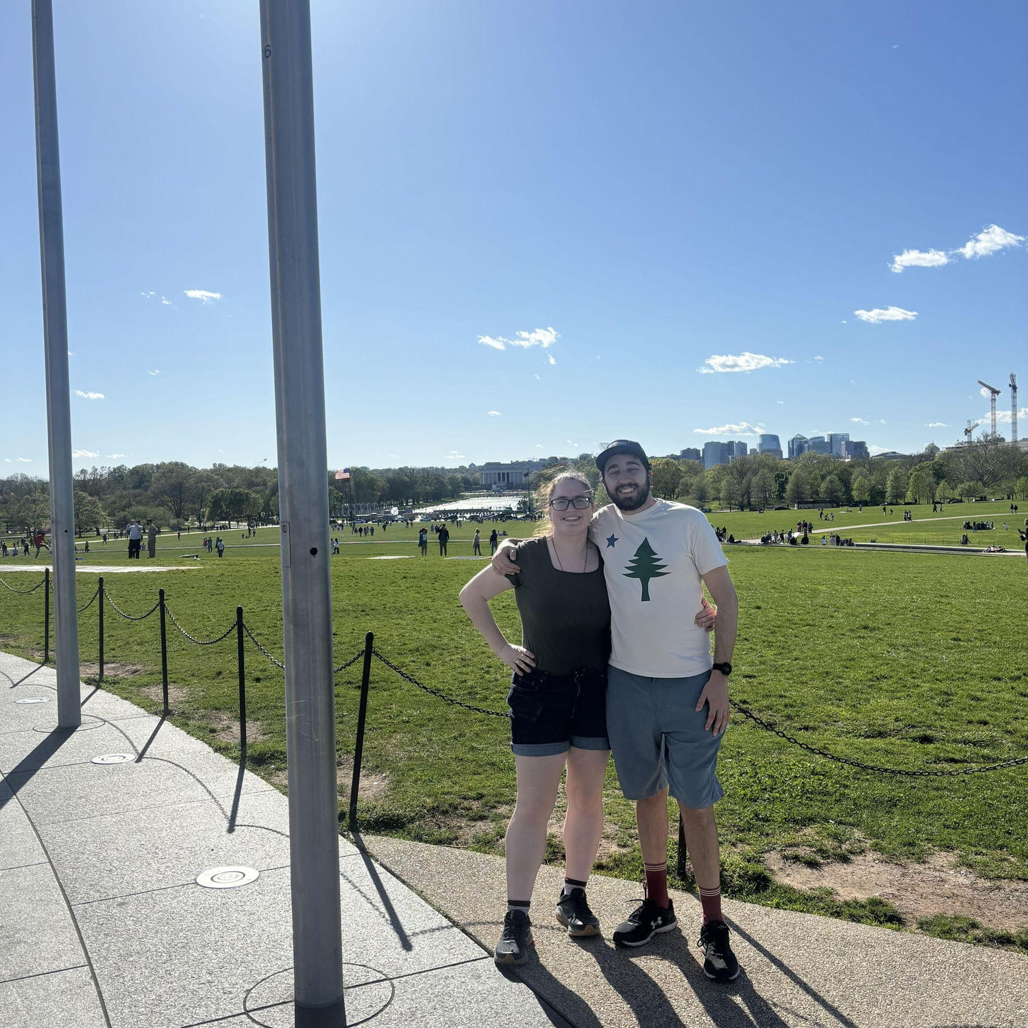 For April Break, we drove down to North Carolina to visit Alex and Deanna. On the way, we stopped in DC to visit Sara's best friend Kali. Sam would like credit for doing all of the driving that trip.