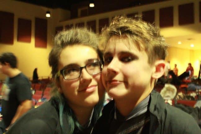 Garrett (groomsman) and Kayla when Kayla was in junior year of high school!