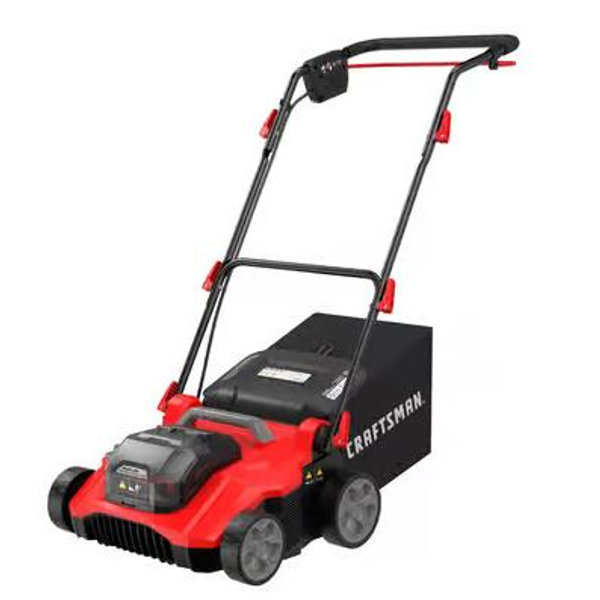 Craftsman V20 Push 14 in. W Dethatcher