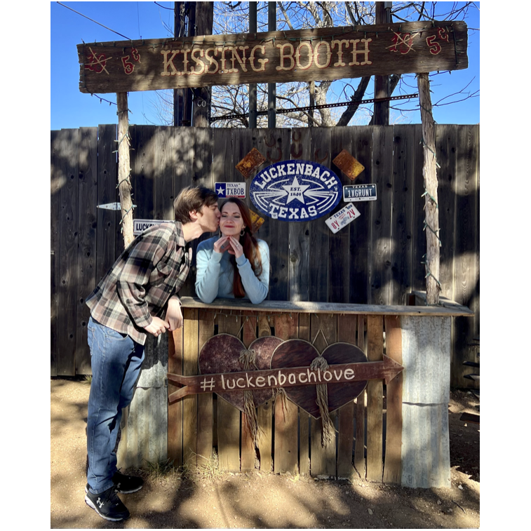 In the famous Luckenbach, TX.