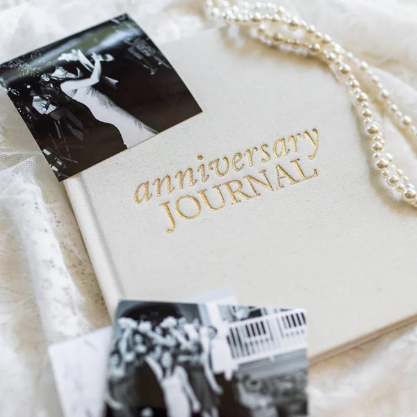 Duncan and Stone Anniversary Journal Ivory