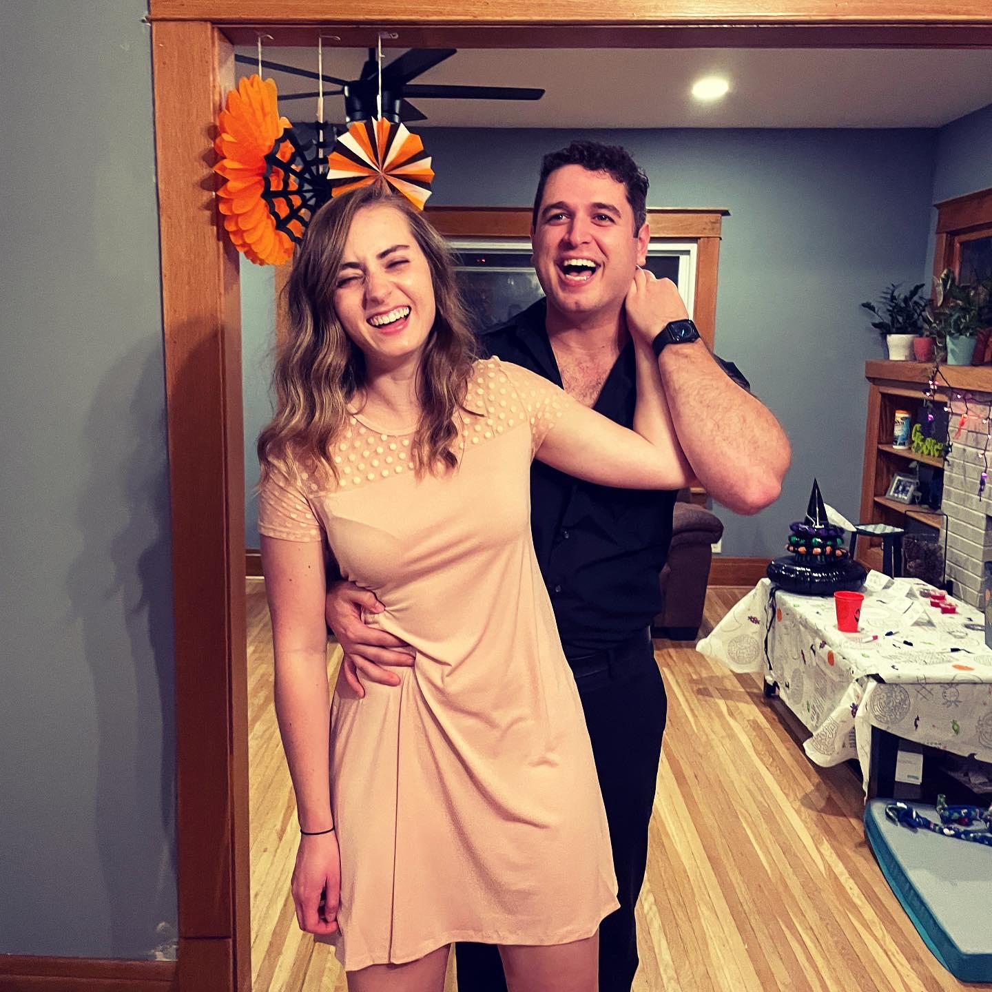 Went as Johnny and Baby for Halloween... will we have the lift done in time for the wedding...?