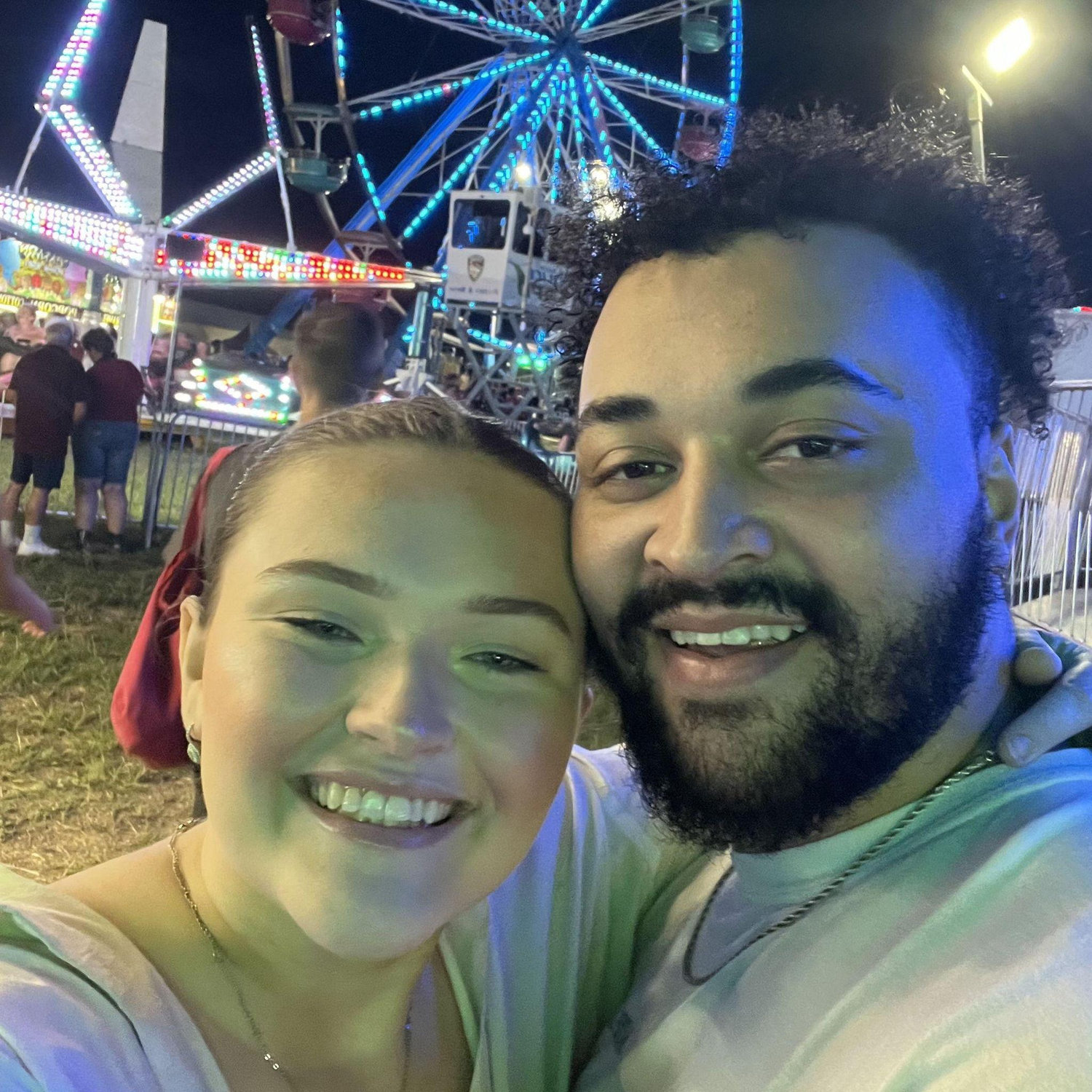 Us at our first Washington County fair together!
