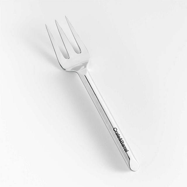 Crate & Barrel Stainless Steel Serving Fork