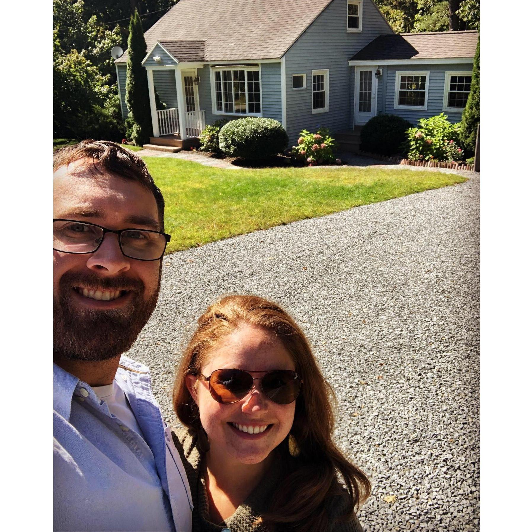 The day we closed on our first home in Pelham, N.H. 09.22.19