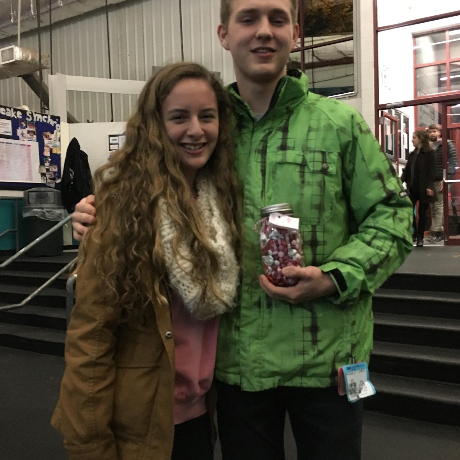 Paige asked Matt to Sadies at the ice rink (2016)