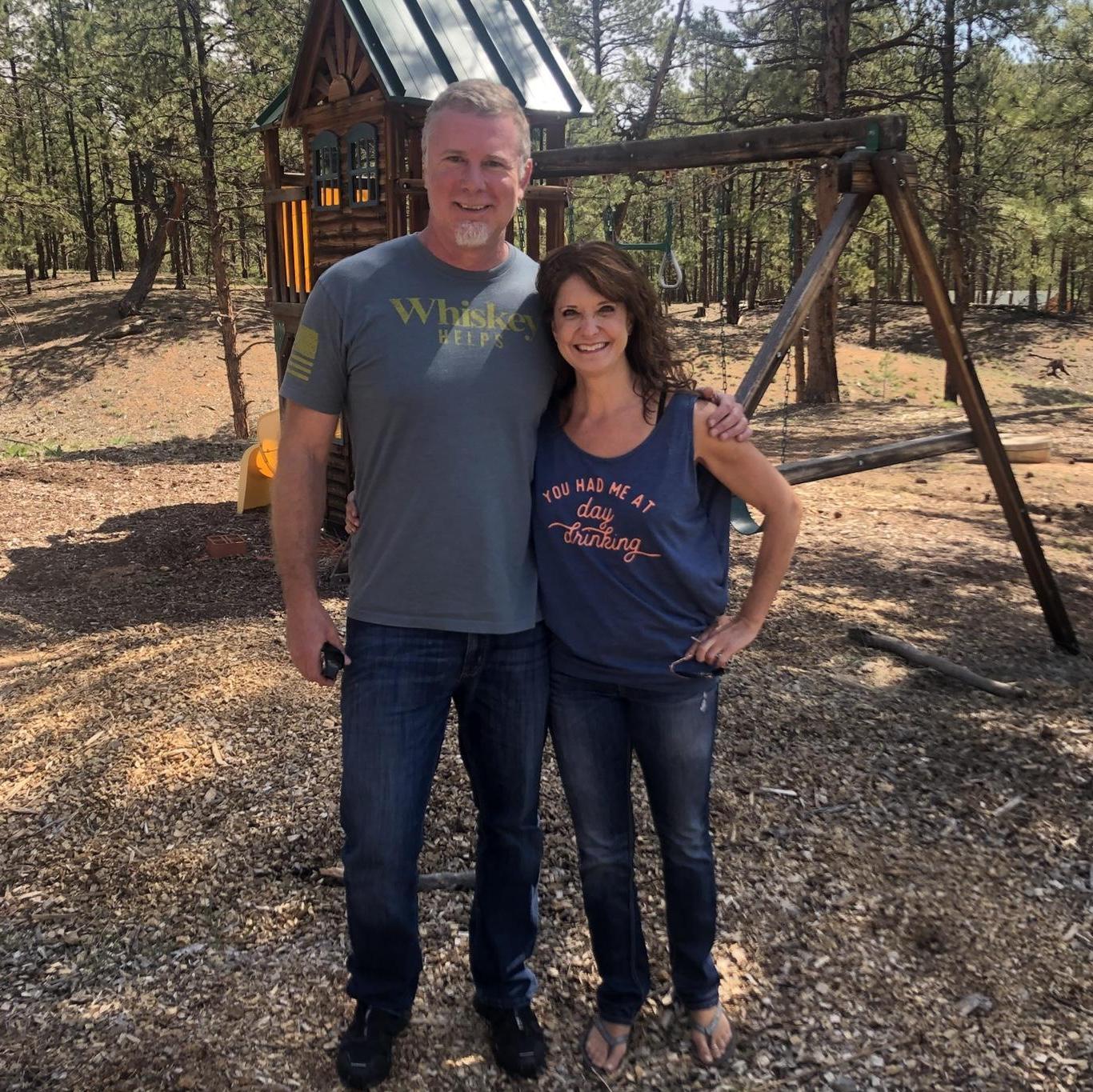 Westcreek, Colorado at The Kennedy’s cabin wearing our favorite shirts.
May 29, 2021