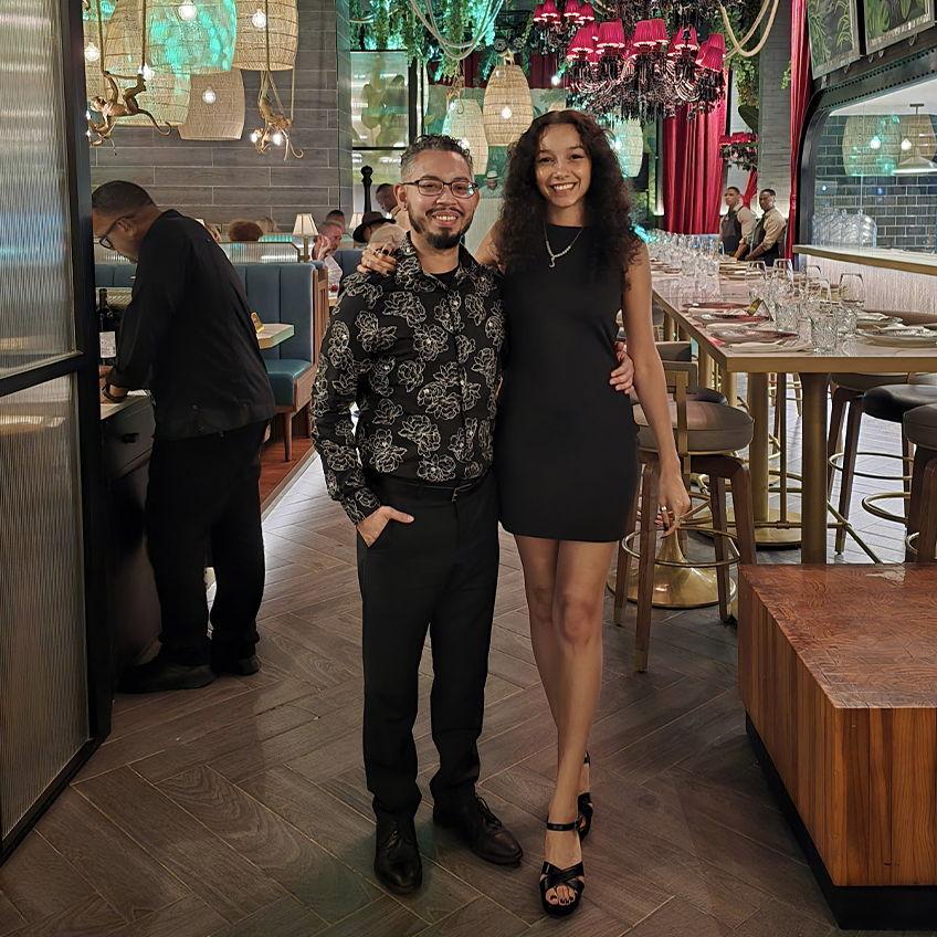 This picture was taken an hour before the Nora Virus ruined Cat's last day of our anniversary trip.