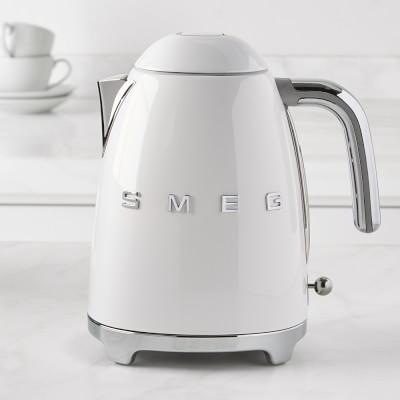 Smeg Electric Kettle 3D Logo, White