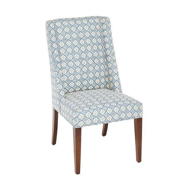 River Zari Mallard Blue Dining Chair