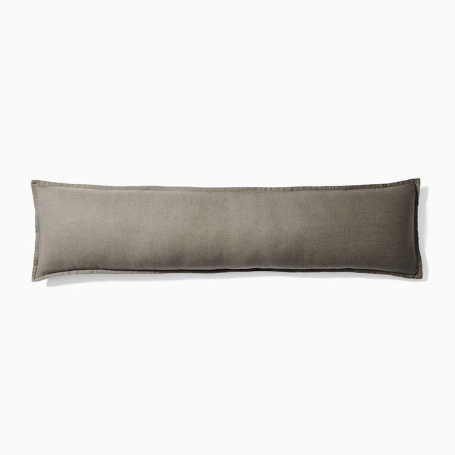 European Linen Pillow Cover, 12x46, Balsam Green