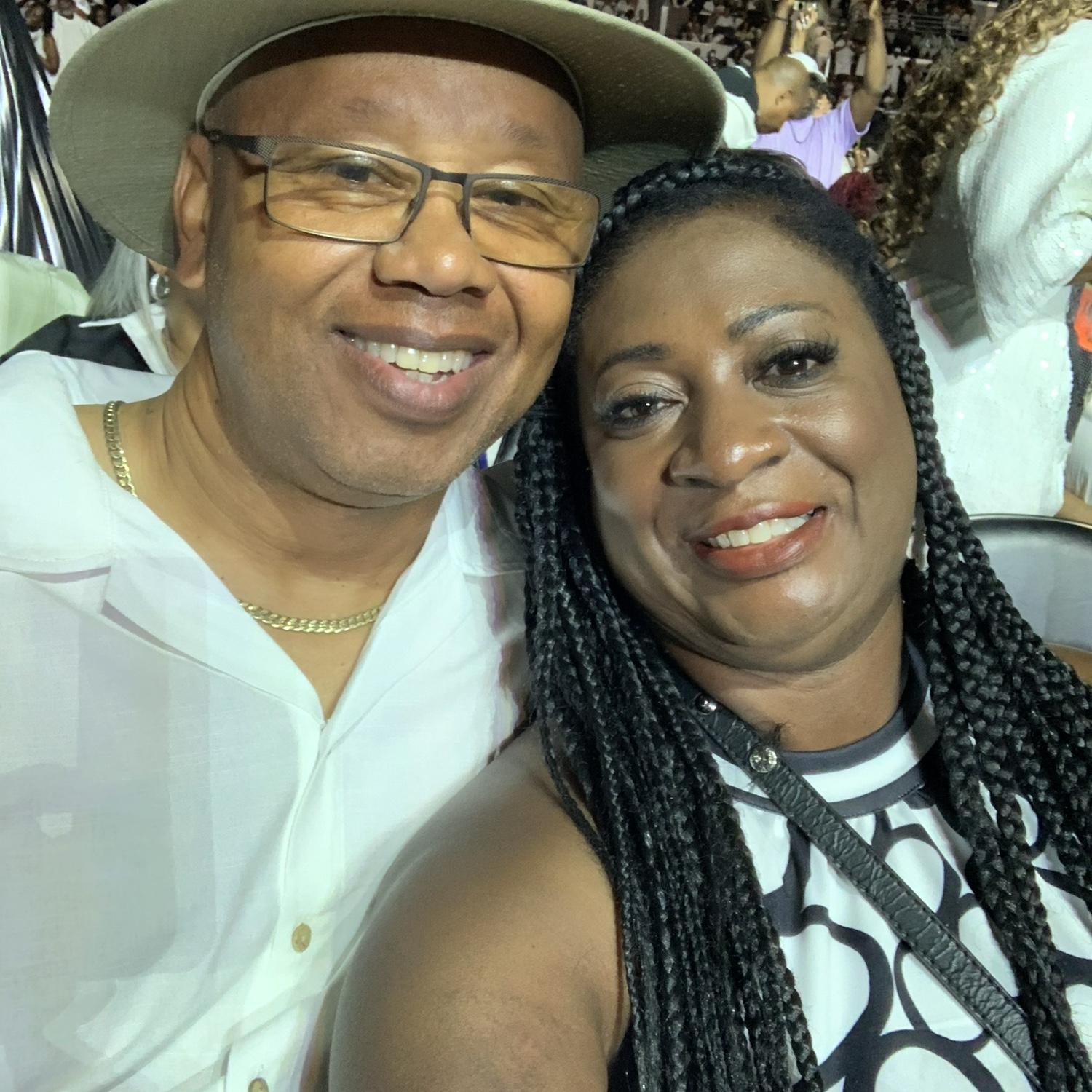 Our first concert… Frankie Beverly and Maze.