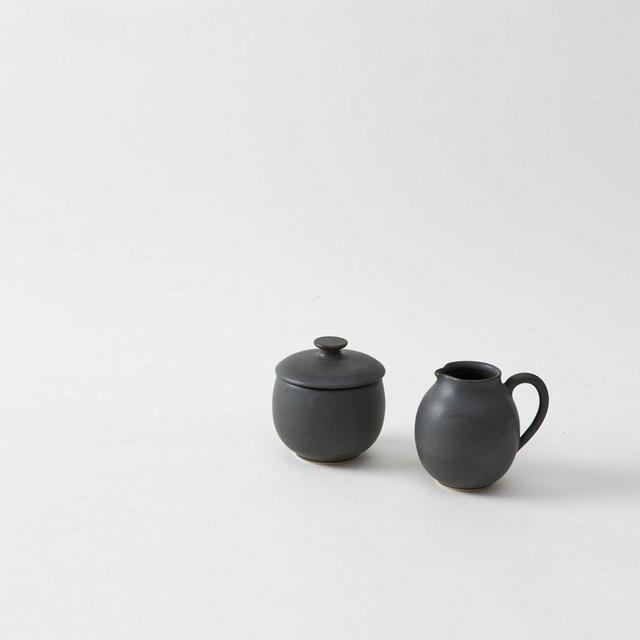 Slate Grey Sugar and Creamer Set