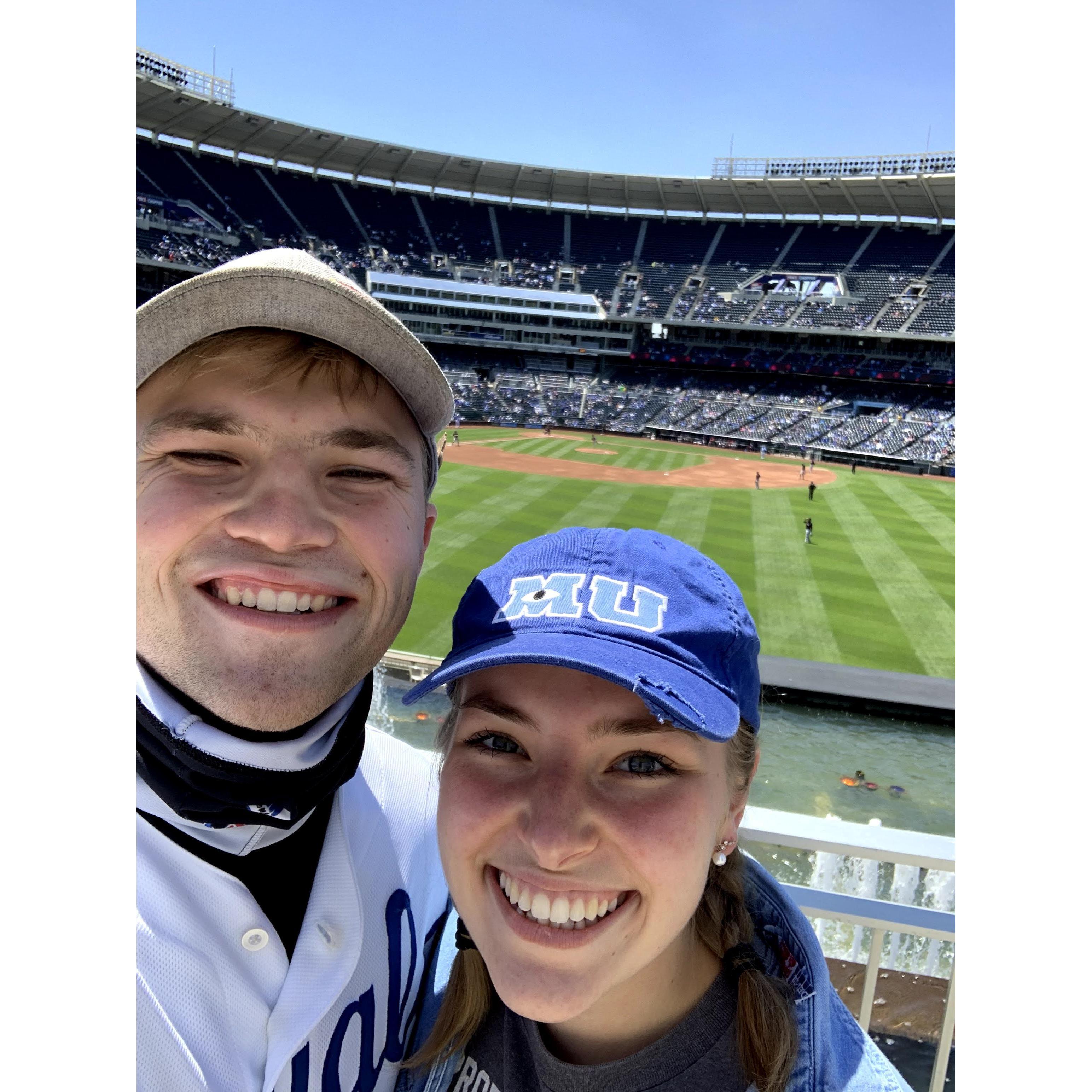 Old took me to my first MLB game to celebrate our end of the school year/last date before summer... it was a freakin BLAST!