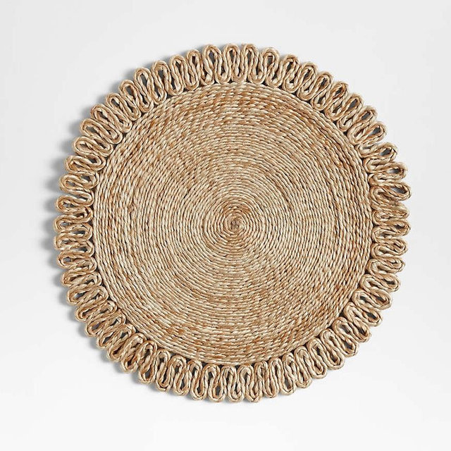 Caliente Round Woven Jute Placemat