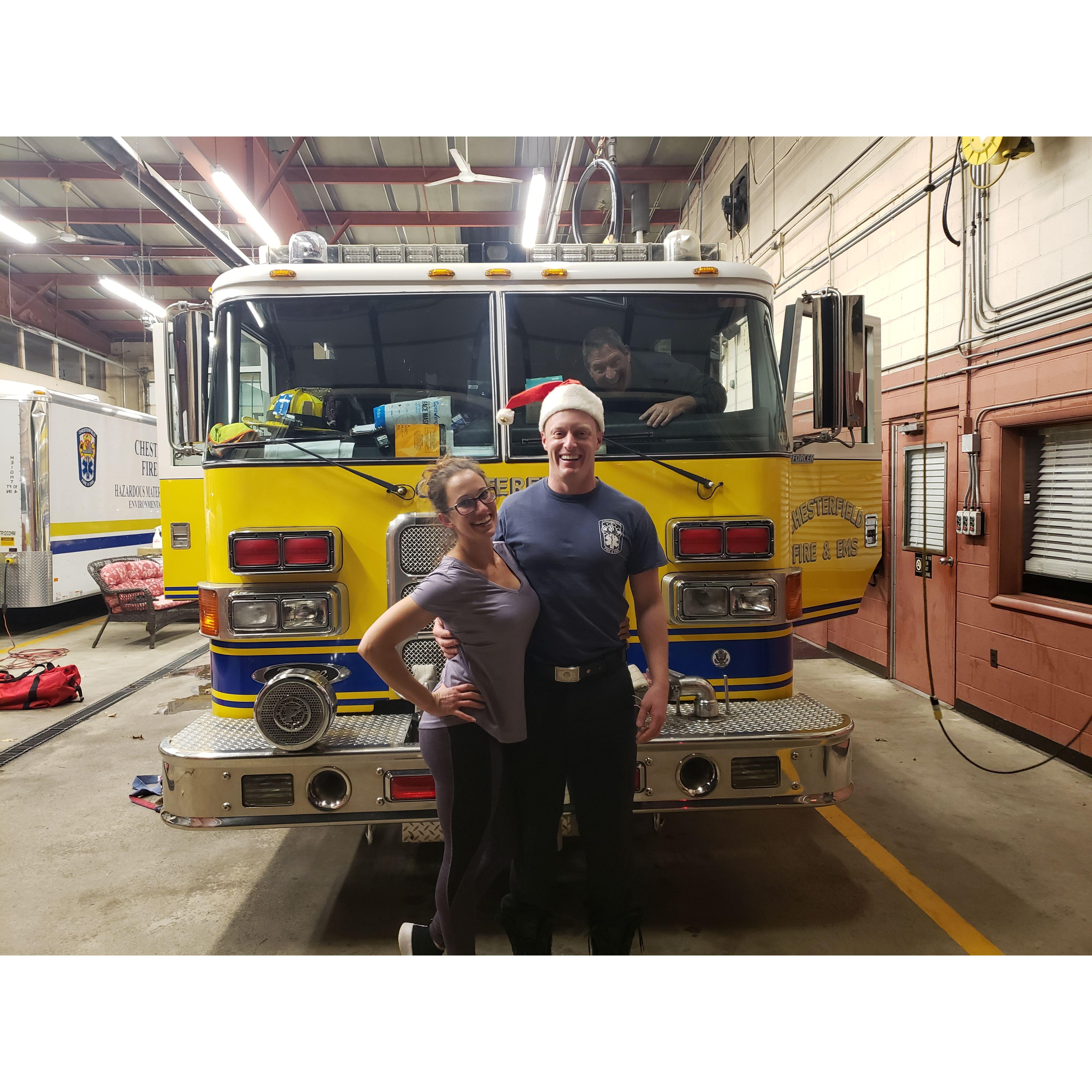Christmas at the station