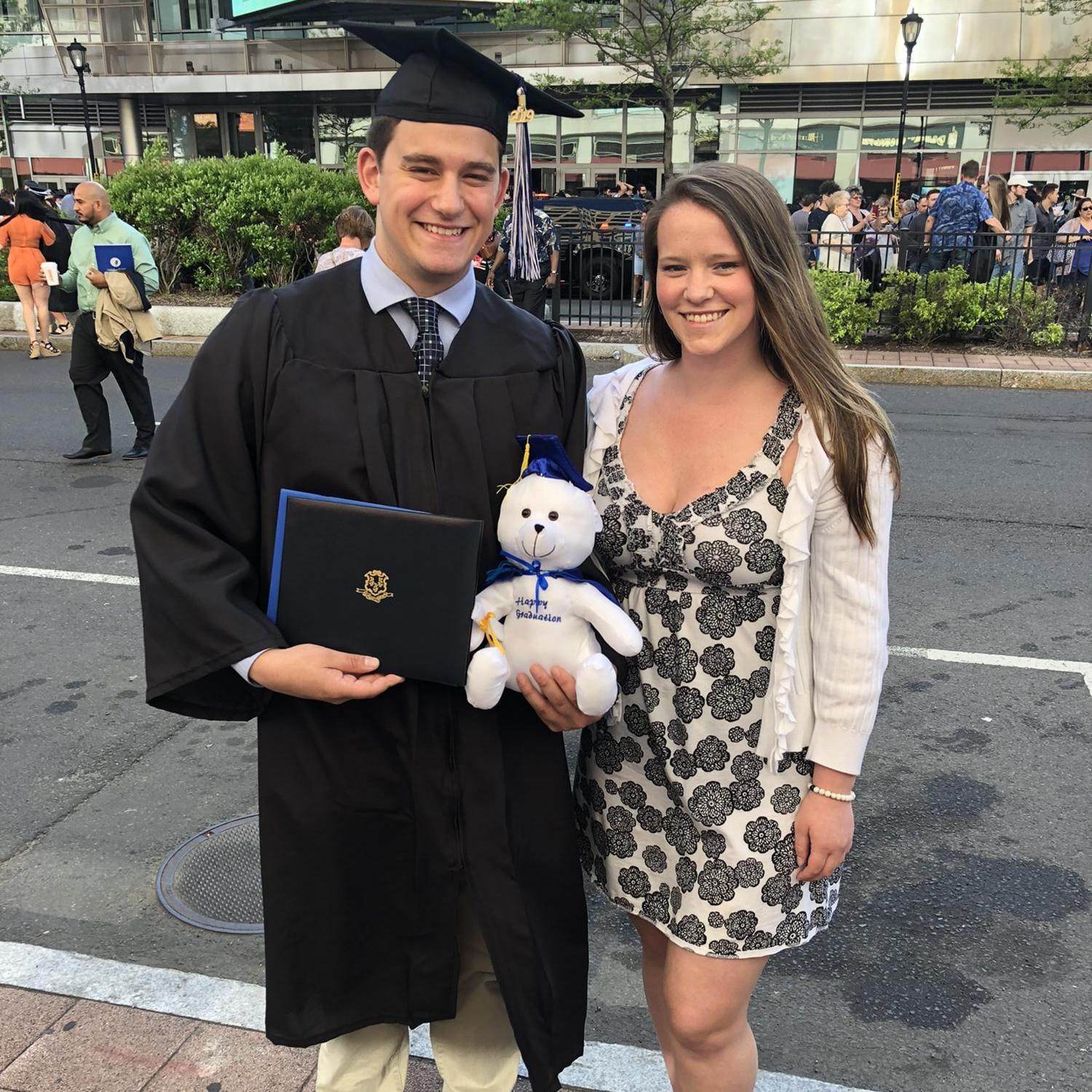 JD's college graduation