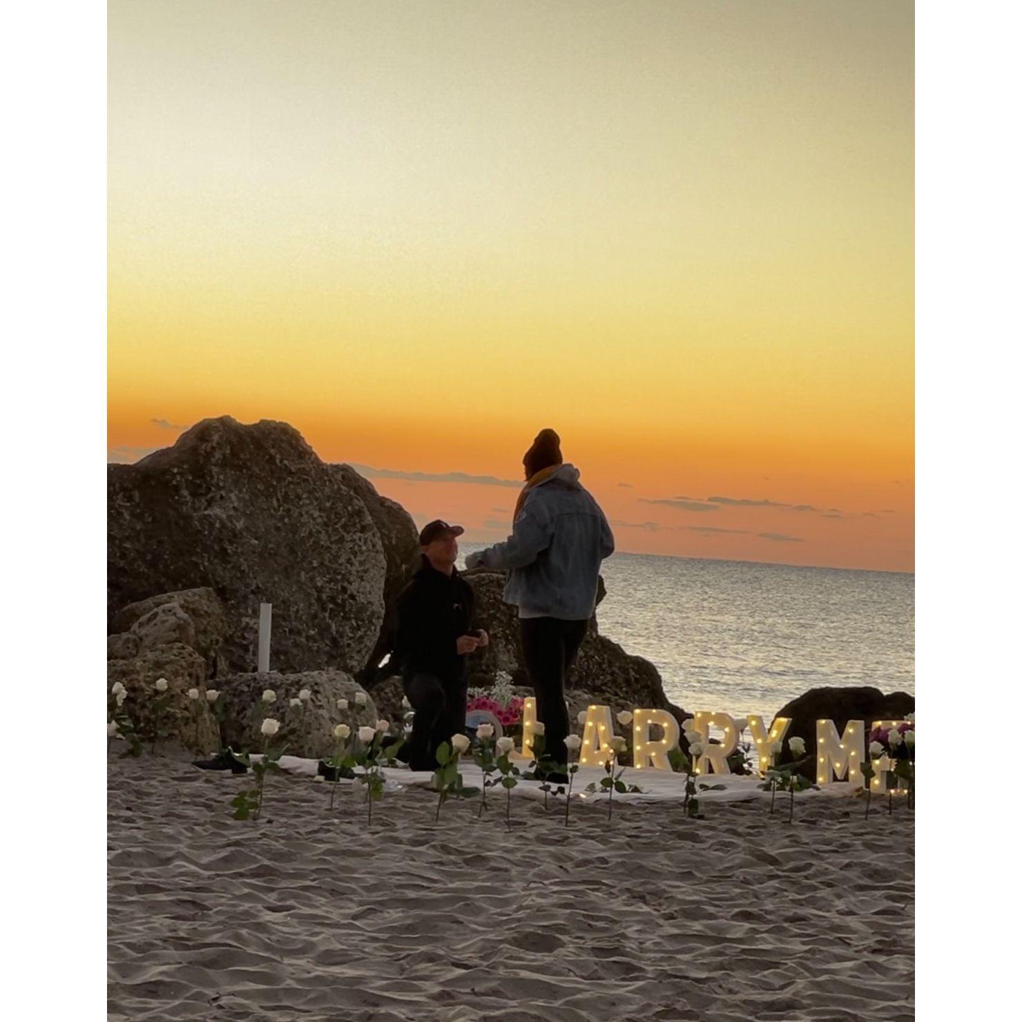 Every once in a while it's romantic.