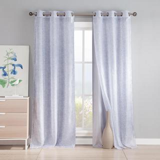 Leor Sheer Curtain Panel, Set of 2