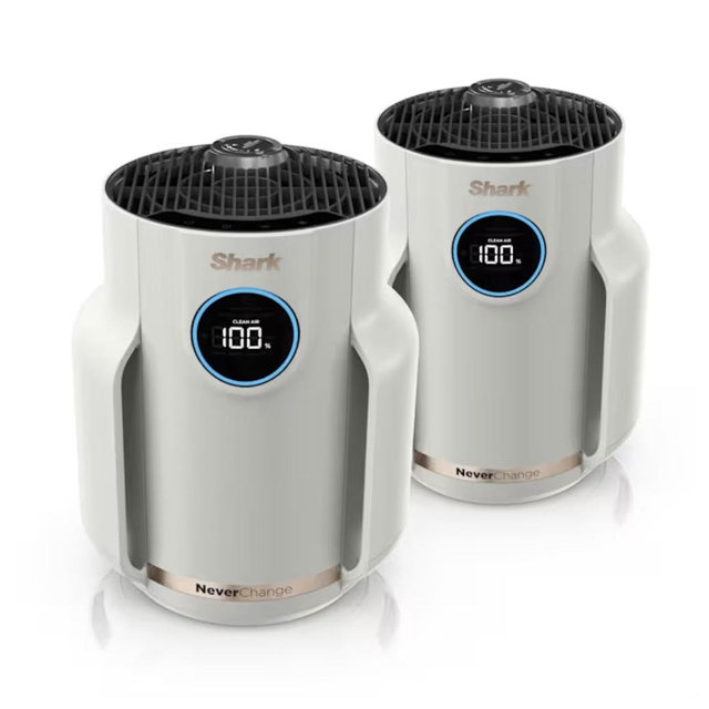 Shark NeverChange™ Air Purifier Compact Pro (Dove) Bundle