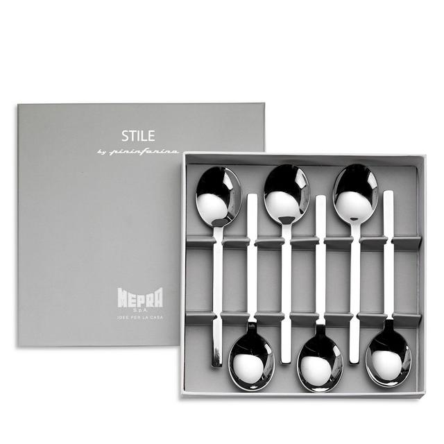Mepra Stile Gift Boxed Coffee Spoon 6-Piece Set