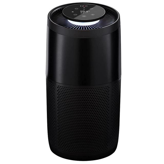 Instant Air Purifier, Helps to remove 99.9% of Viruses, Bacteria and Allergens, Advanced 3-in-1 HEPA Filtration System with Plasma Ion Technology, Large Room, Charcoal