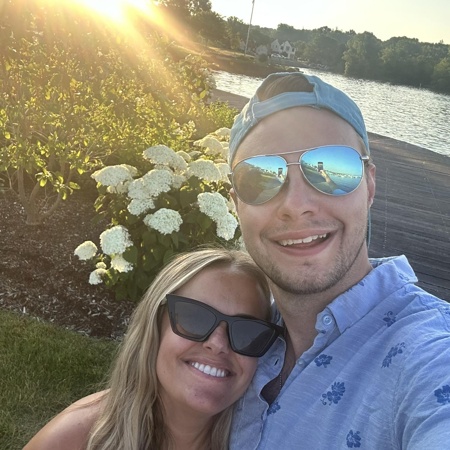 Our One Year Anniversary, we went to visit our wedding venue 🤍