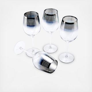 Cheers Ombre Wine Goblet, Set of 4