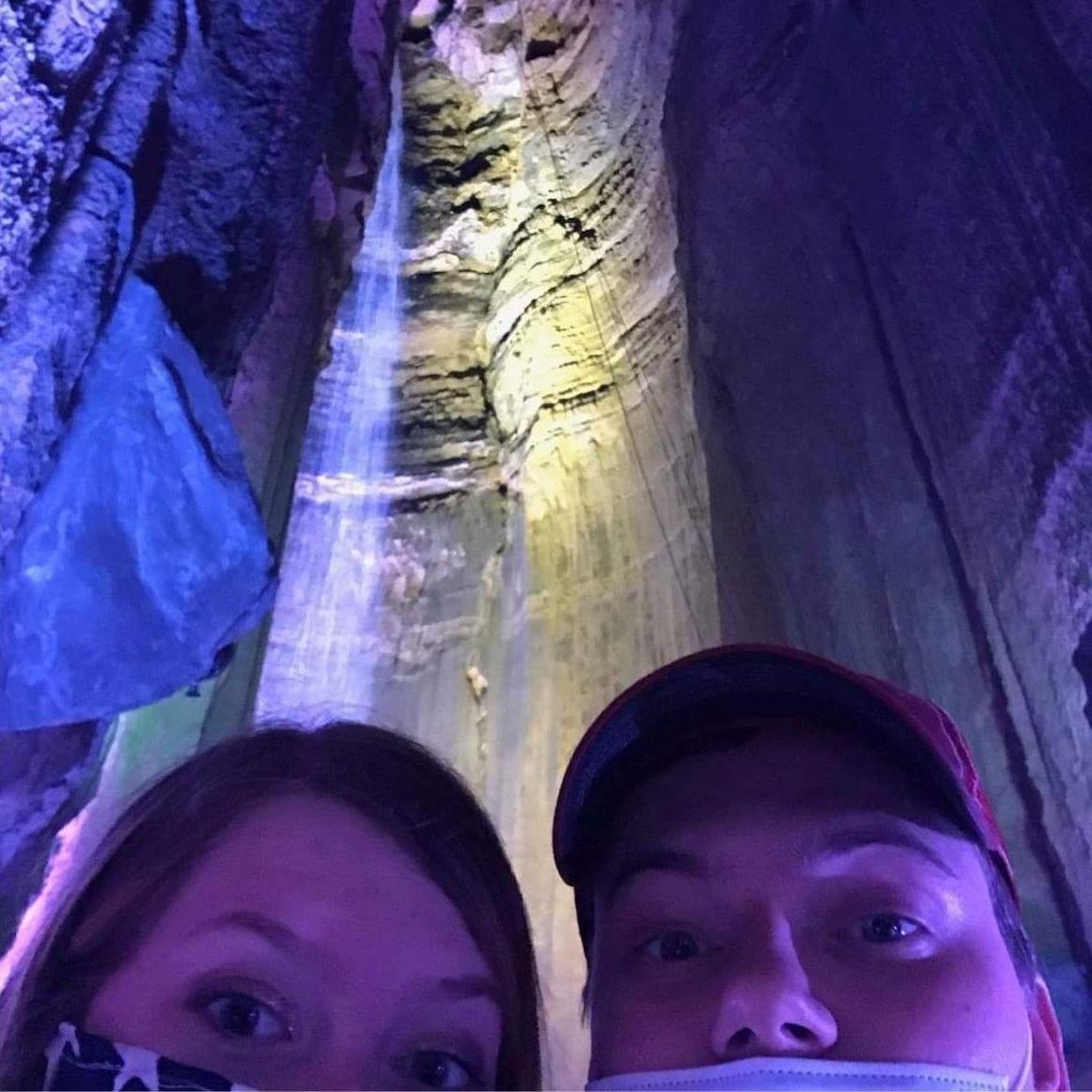 The first photo we ever took - We were dating long distance (Devin was in Chattanooga and Raven was in Dayton)