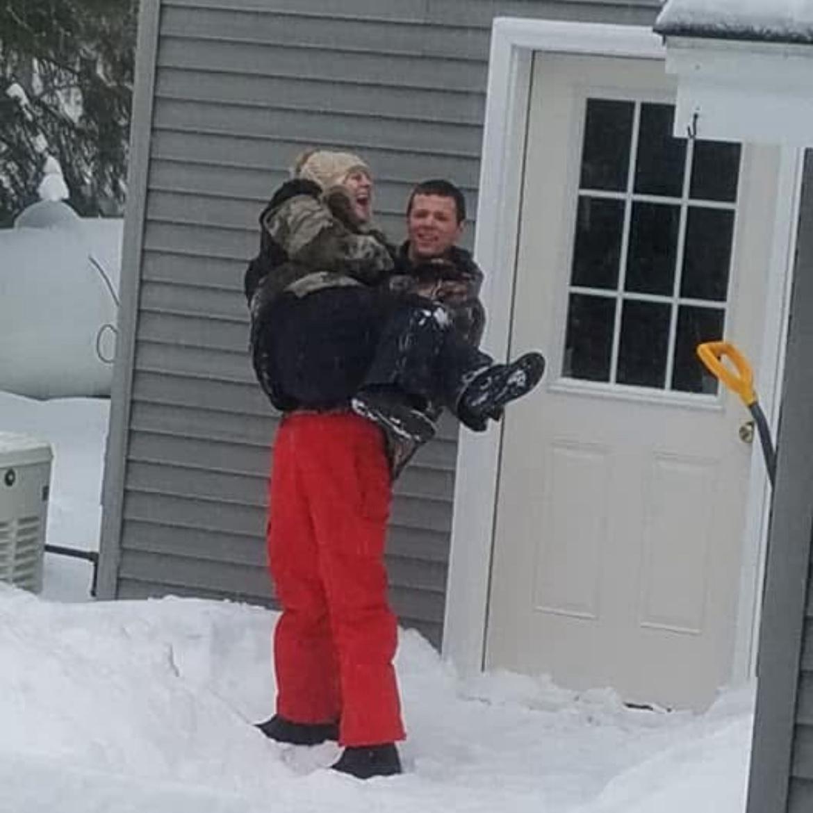 Stopped Shoveling for a picture - Jan. 2019
