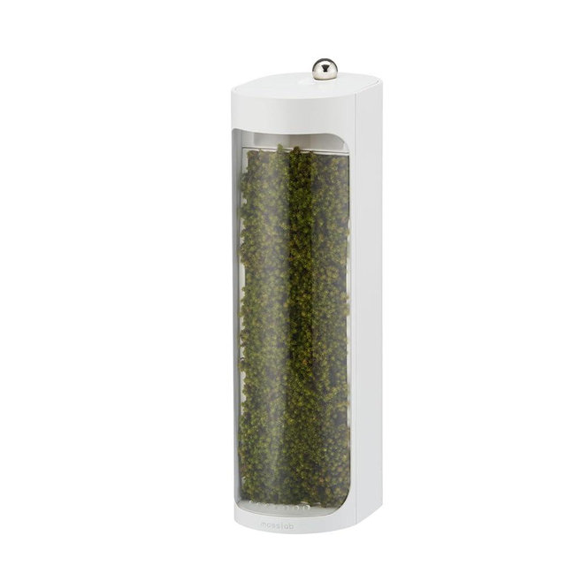 Mosslab Moss Air - Living Moss Humidifier | Natural Air Enhancement | Terrarium Mode | Portable & Whisper-Quiet | 320mL Tank (White)