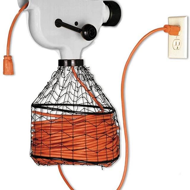 Green Leaf WW3D Wonder Extension Cord Winder, Gray