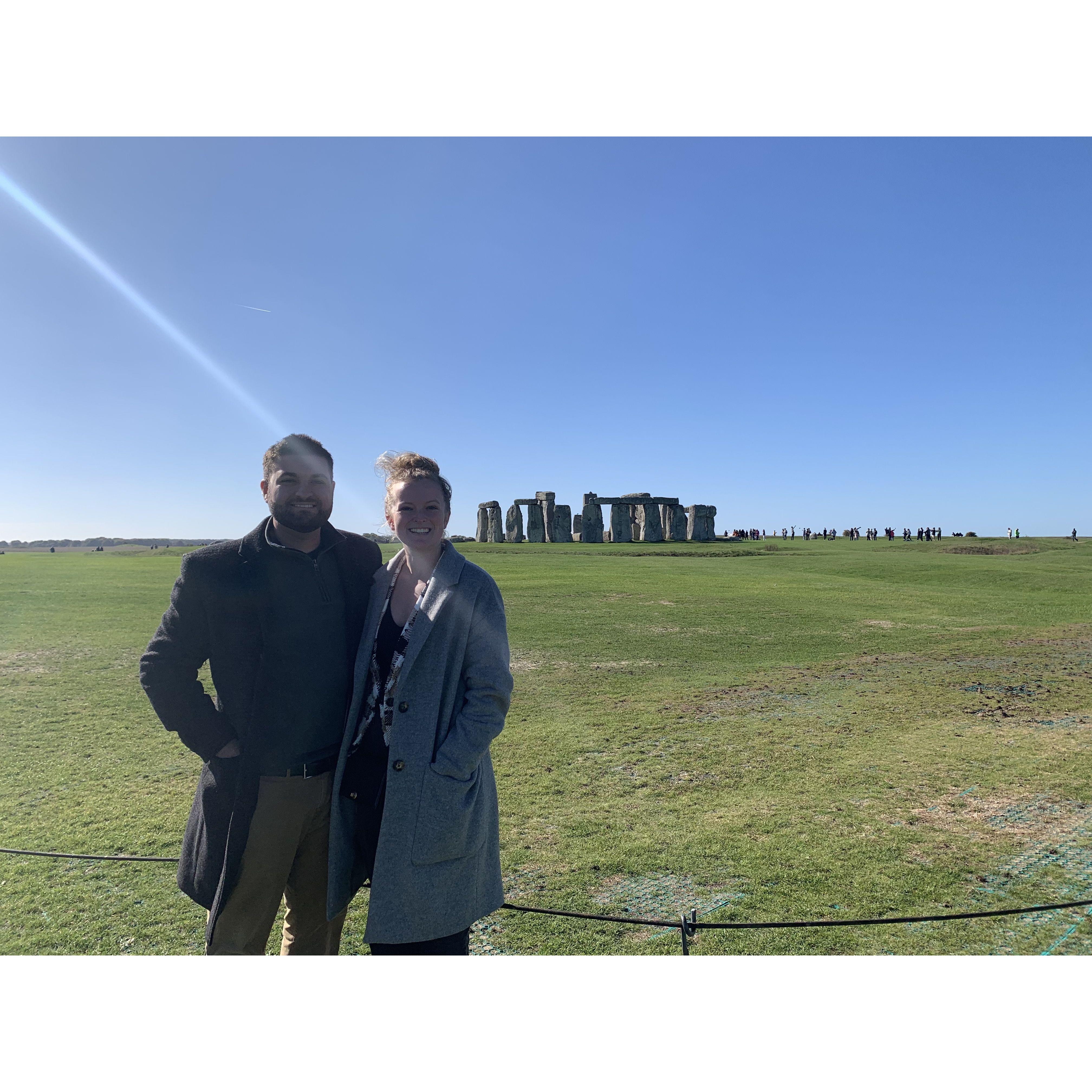 JP and Lindsey made a quick trip to Stonehenge!