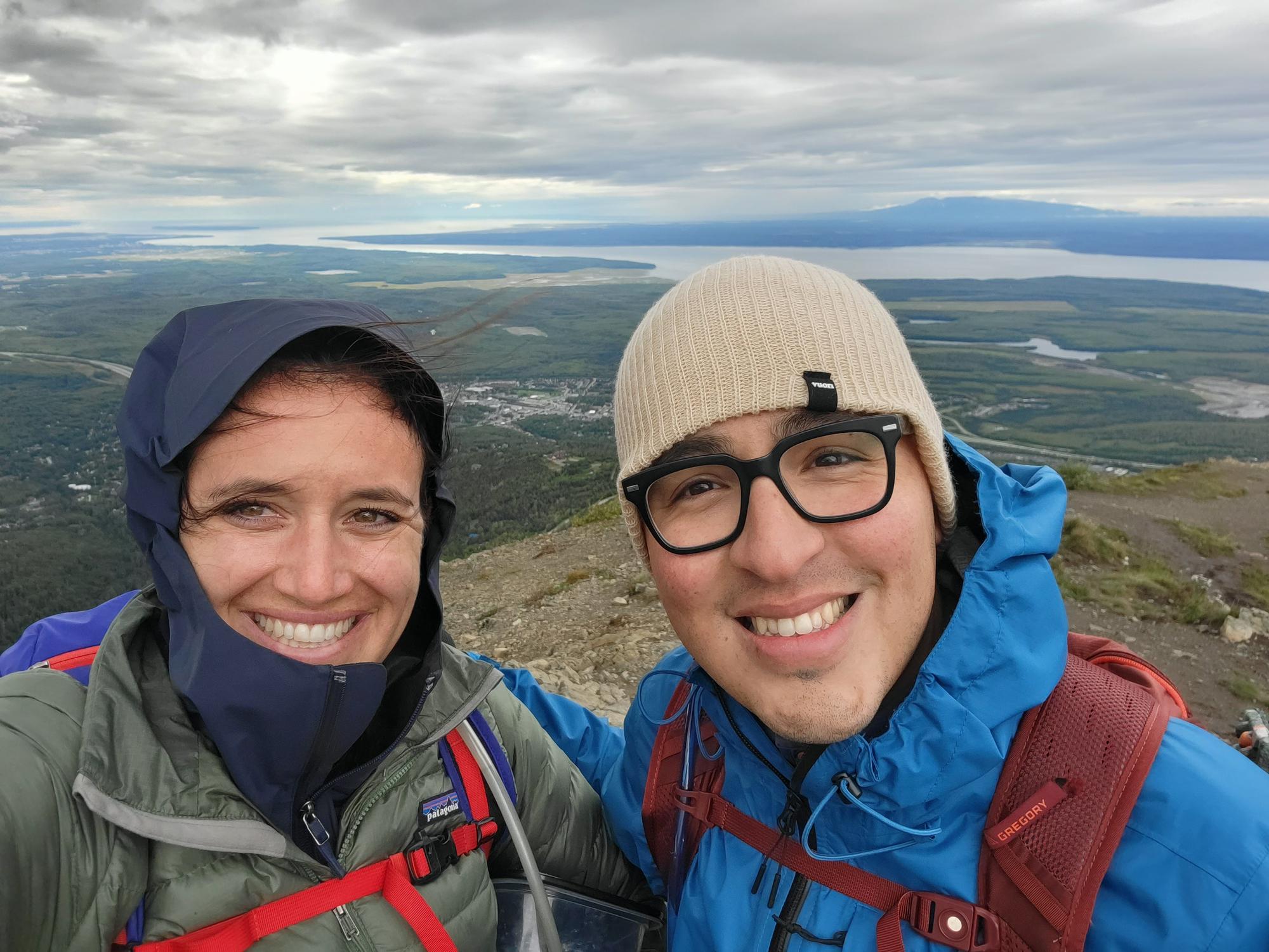 Day hike at Sunny Side in Anchorage, AK.