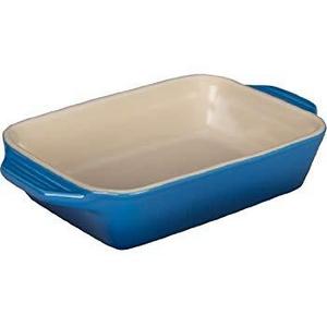 Le Creuset Stoneware Rectangular Dish, 12.5 by 8.25-Inch, Marseille