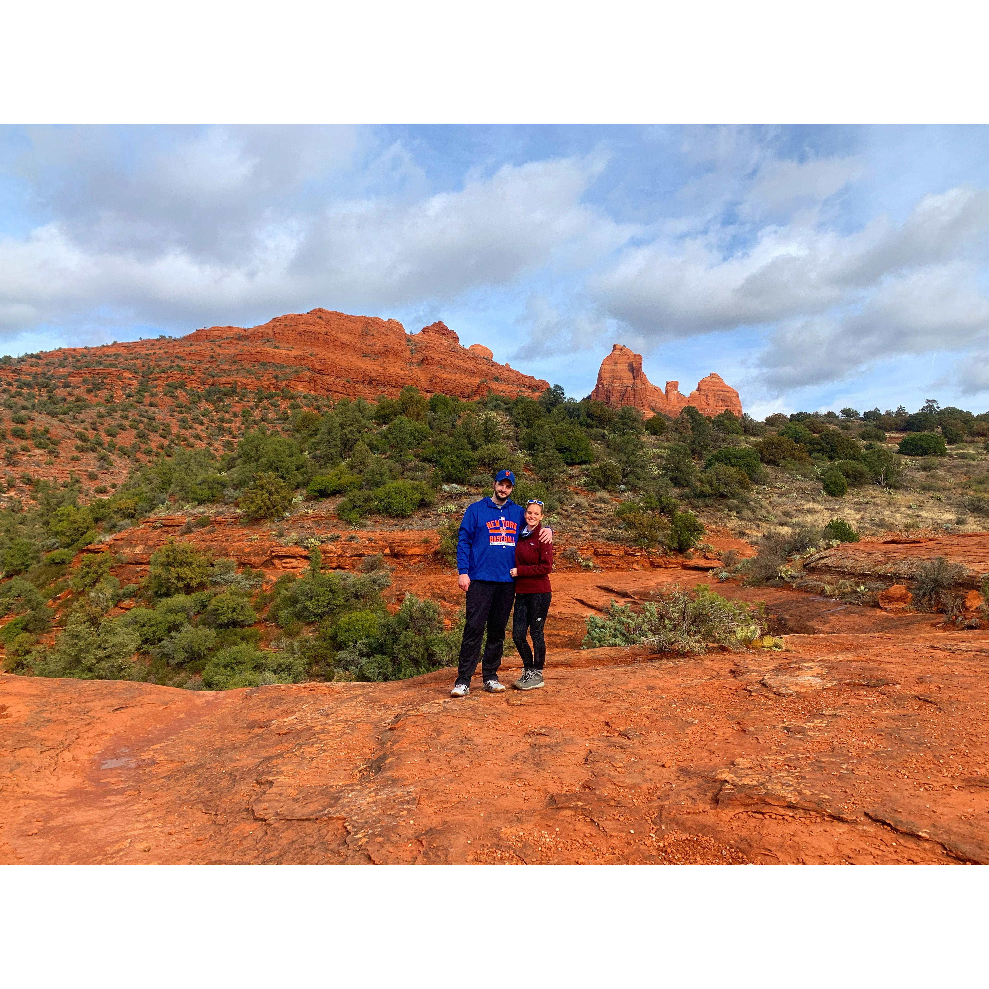 Taking in the amazing views in Sedona