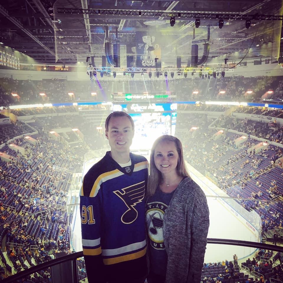June 2019; Watching the St. Louis Blues become Stanley Cup Champions!