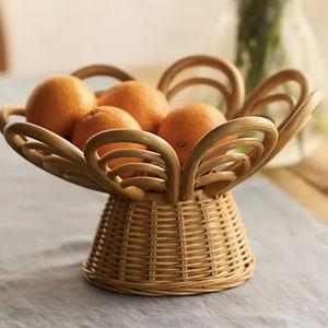 Rattan Fluted Bowl