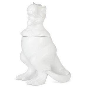 T-Rex Cookie Jar Stoneware Matte White - Threshold™